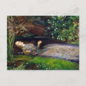 John Everett Millais Ophelia Postkarte (Vorderseite)