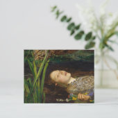 John Everett Millais - Ophelia Postkarte (Stehend Vorderseite)