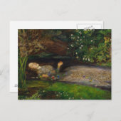 John Everett Millais - Ophelia Postkarte (Vorne/Hinten)