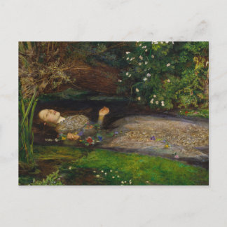John Everett Millais - Ophelia Postkarte