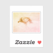 John Everett Millais - Ophelia (Studienentwurf) Aufkleber (Blatt)