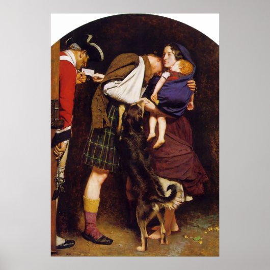 John Everett Millais Order of Release Poster (Vorne)