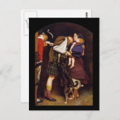 John Everett Millais Order of Release Postkarte (Vorne/Hinten)