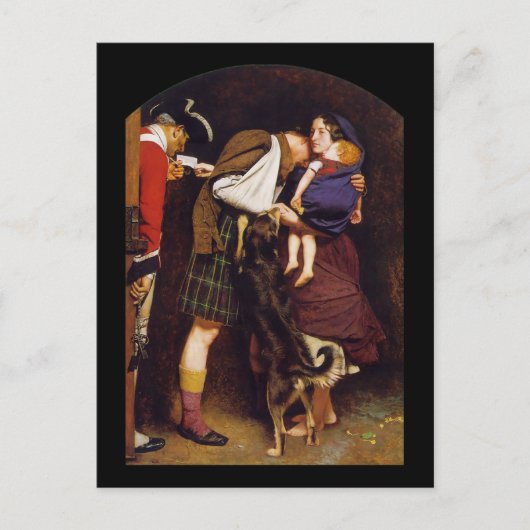 John Everett Millais Order of Release Postkarte (Vorderseite)