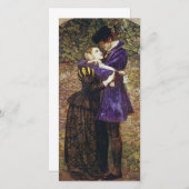 John Everett Millais - The Huguenot Feiertagskarte (Vorne/Hinten)