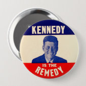 (John F.) ist Kennedy die Abhilfe Button (Vorne & Hinten)