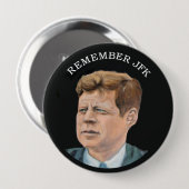 John F. Kennedy 1917-1963 Button (Vorne & Hinten)
