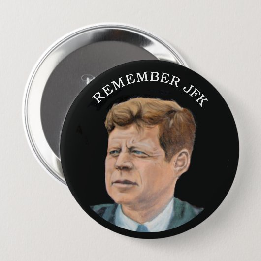 John F. Kennedy 1917-1963 Button (Vorne & Hinten)