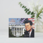 John F. Kennedy - 35. Präsident der USA Postkarte (Stehend Vorderseite)