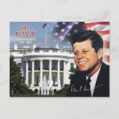 John F. Kennedy - 35. Präsident der USA Postkarte (Vorderseite)