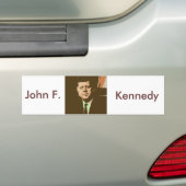 John F Kennedy Autoaufkleber (Auf Auto)