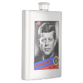 John F. Kennedy Baseball Card Flachmann (Rechts)