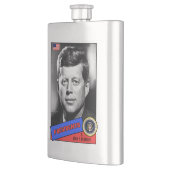John F. Kennedy Baseball Card Flachmann (Links)