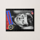 John F. Kennedy Baseball Card Puzzle (Horizontal)
