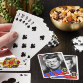 John F. Kennedy Baseball Card Spielkarten (In Situ)
