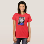 John F. Kennedy Baseball Card T-Shirt (Vorne ganz)