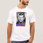 John F. Kennedy Baseball Card T-Shirt (Vorderseite)