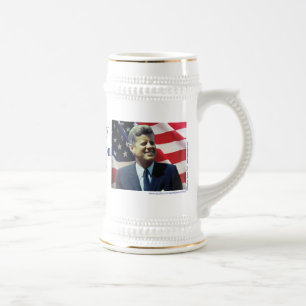 John F. Kennedy Bierglas