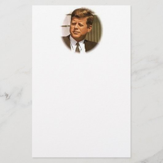 John F Kennedy Briefpapier (Vorderseite)
