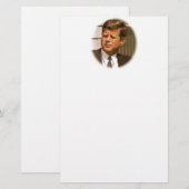 John F Kennedy Briefpapier (Vorne/Hinten)