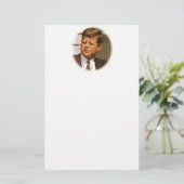 John F Kennedy Briefpapier (Stehend Vorderseite)