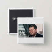 John F Kennedy Button (Vorne & Hinten)