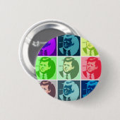 John F Kennedy Button (Vorne & Hinten)