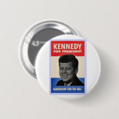 John F Kennedy Button (Vorne & Hinten)