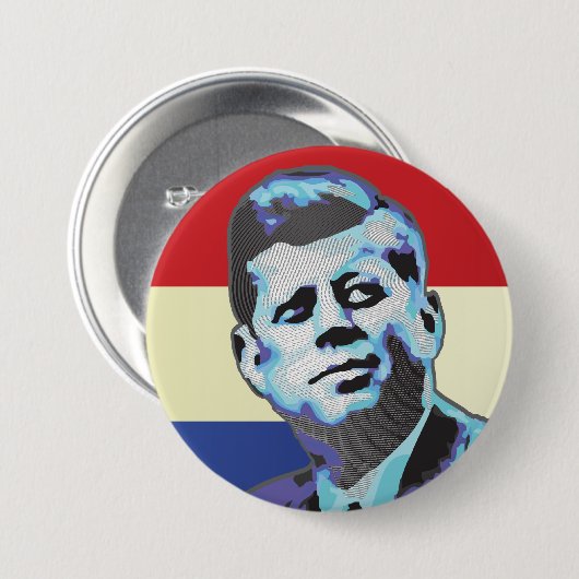 John F. Kennedy Button (Vorne & Hinten)