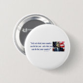 John F Kennedy Button (Vorne & Hinten)