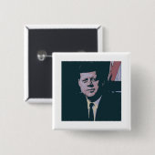 John F. Kennedy Button (Vorne & Hinten)