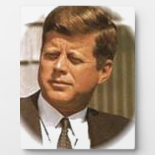 John F Kennedy Fotoplatte