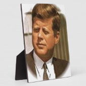 John F Kennedy Fotoplatte (Seite)