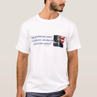 John F Kennedy - Frag nicht, was dein Land ist T-Shirt