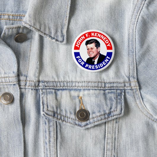 John F Kennedy für Präsident Button (Beispiel)