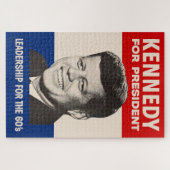 John F. Kennedy für Präsident JFK-Wahlkampfplakat Puzzle (Horizontal)