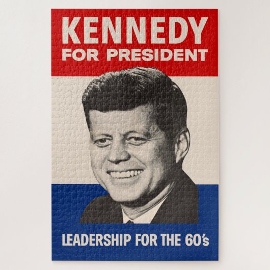 John F. Kennedy für Präsident JFK-Wahlkampfplakat Puzzle (Vertikal)