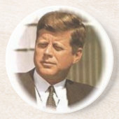 John F Kennedy Getränkeuntersetzer (Vorne)