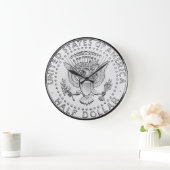 John F. Kennedy Half-Dollar Große Wanduhr (Zuhause)