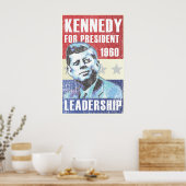 John F. Kennedy Historic President Poster (Küche)