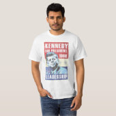 John F. Kennedy-historischer Präsident Campaign T-Shirt (Vorne ganz)