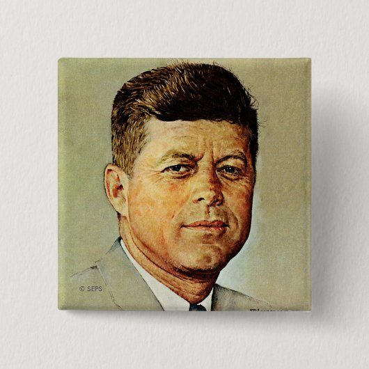 John F. Kennedy IN MEMORIAM 2 Button (Vorderseite)