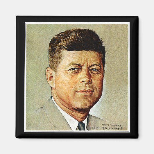 John F. Kennedy IN MEMORIAM 2 Magnet (Vorne)