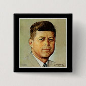 John F. Kennedy IN MEMORIAM Button (Vorderseite)