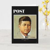 John F. Kennedy IN MEMORIAM Karte (Gelbe Blume)