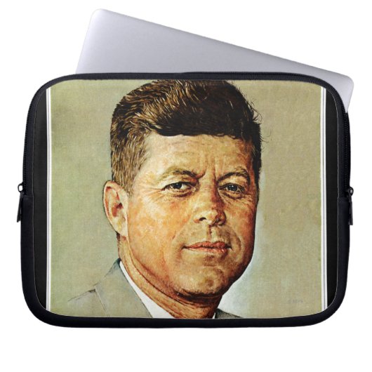 John F. Kennedy IN MEMORIAM Laptopschutzhülle (Vorderseite)