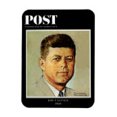 John F. Kennedy IN MEMORIAM Magnet (Vertikal)