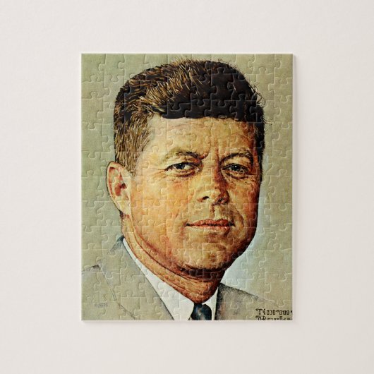 John F. Kennedy IN MEMORIAM Puzzle (Vertikal)