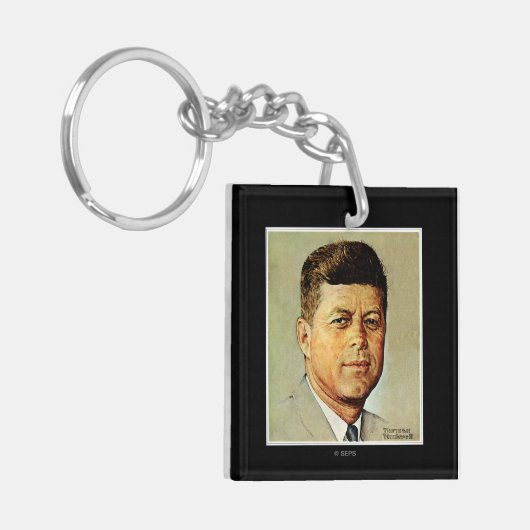 John F. Kennedy IN MEMORIAM Schlüsselanhänger (Vorderseite links)