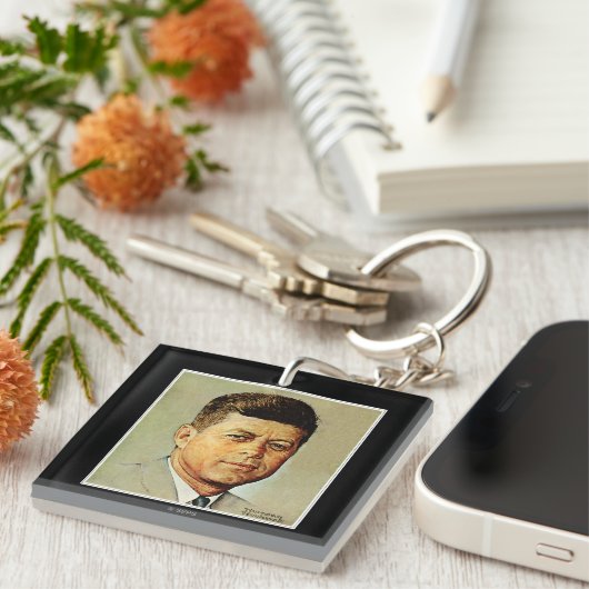 John F. Kennedy IN MEMORIAM Schlüsselanhänger (Vorderseite rechts)